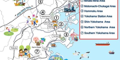 Yokohama sightseeing kort